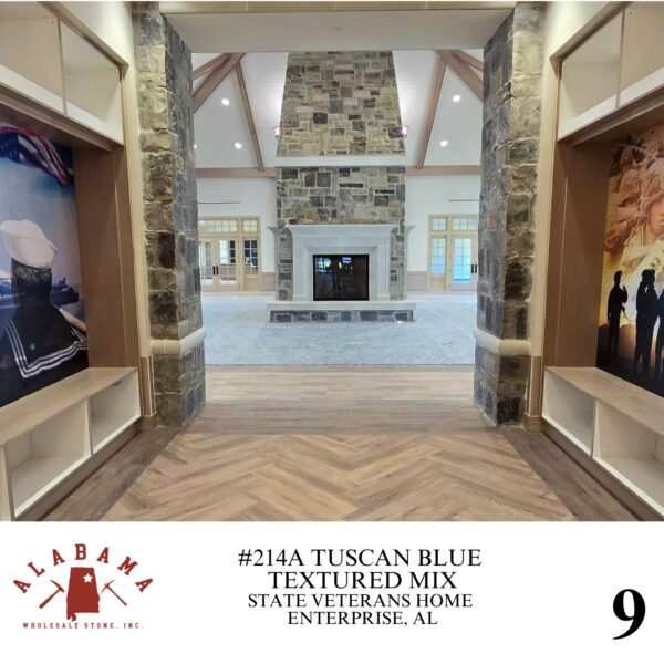 #214A TUSCAN MIX - BLUE TEXTURED (AVAILABLE TUMBLED) - Image 9