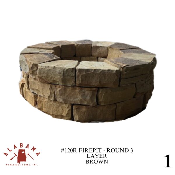 #120R FIREPIT ROUND - BLUE OR BROWN