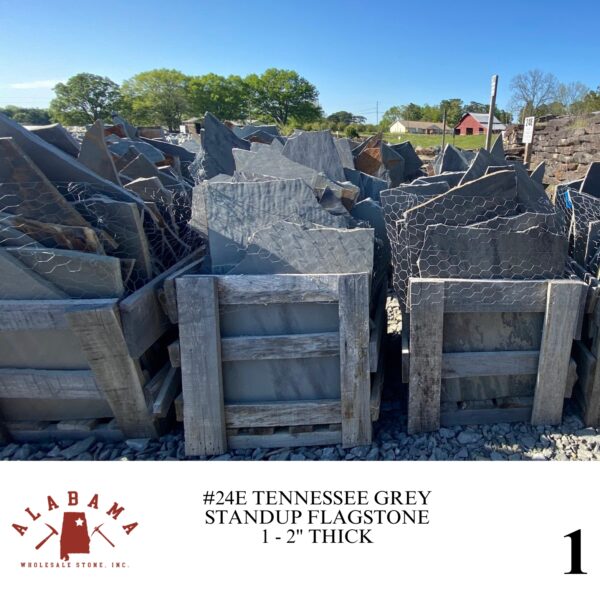 #024E TENNESSEE GREY STANDUP FLAGSTONE 1-2" THICK