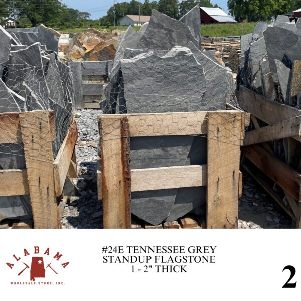 #024E TENNESSEE GREY STANDUP FLAGSTONE 1-2" THICK - Image 2