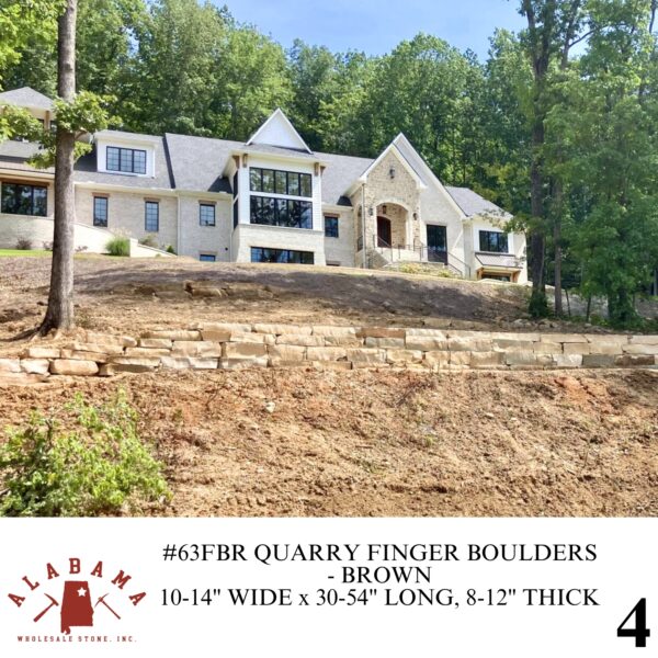 #63FBR-12 QUARRY FINGERS BOULDERS - BROWN (12" WIDE) - Image 4