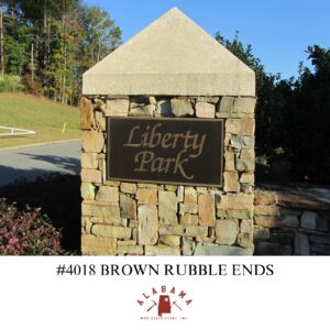 #4018 BROWN RUBBLE ENDS THIN VENEER