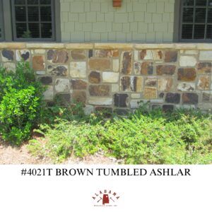 #4021T BROWN TUMBLED ASHLAR THIN VENEER