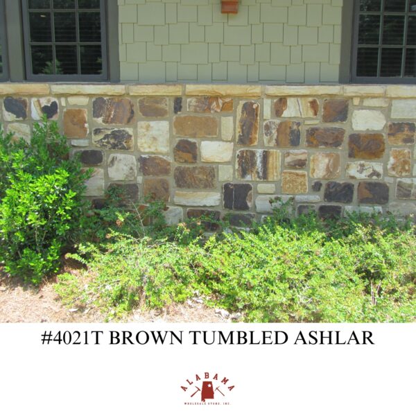 #4021T BROWN TUMBLED ASHLAR THIN VENEER